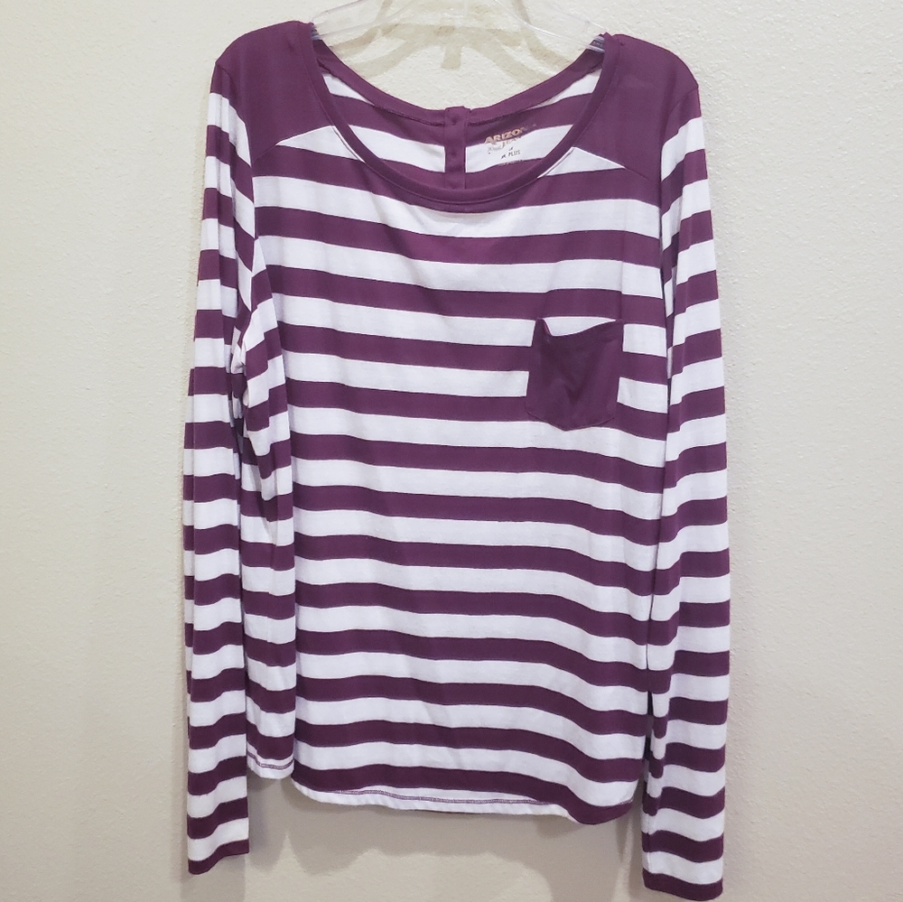 Long sleeve blouse w pocket detail